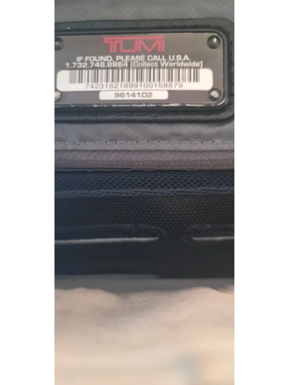 Tumi Expandable Weekender / Go Bag / Black Leather Briefcase 96141D4 Read Desc*